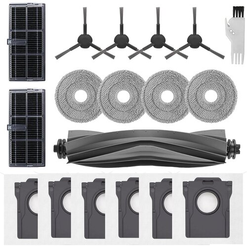 INF Komplet dodatkov Dreame L10s Pro Ultra Heat, 1 glavna krtača, 2 filtra HEPA, 4 stranske krtače, 4 brisače, 6 vrečk za prah, (22107938) Slike