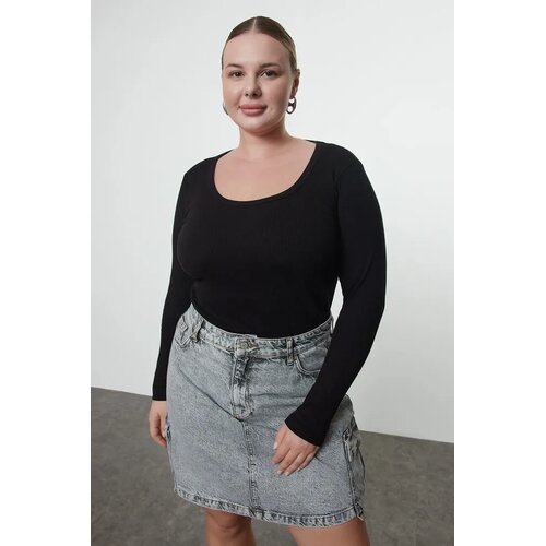 Trendyol Ženska bluza Tbbaw25Af00018, Crna Cene