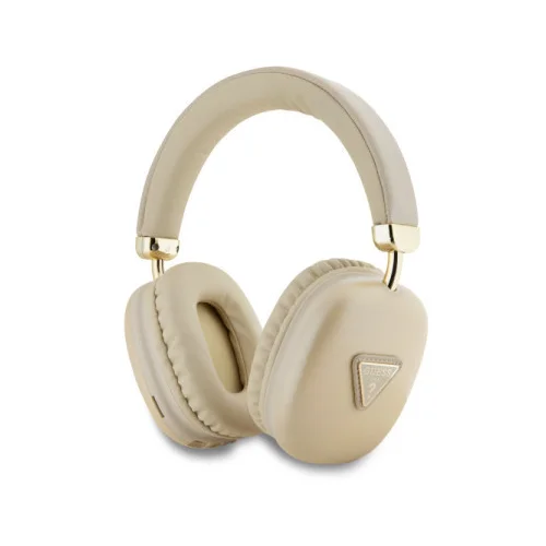 Guess Bluetooth 5.3 IPX4 Headphones with Premium Bass & Hand-free Calling Triangle Gold, (21230772)