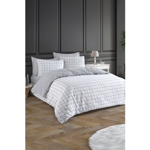  artus - grey greywhite king quilt cover set (fr) Cene