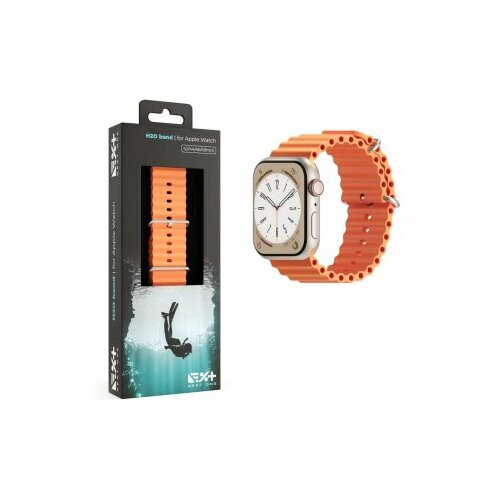 Next One H2O band for apple watch 45/49mm - orange (AW-4549-H2O-ORG) Cene