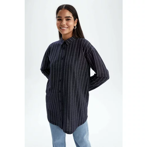 Defacto Thin Sweatshirt Fabric Regular Fit Long Sleeve Tunic