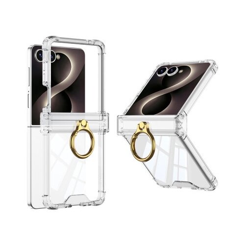  Futrola ring lines ii za samsung f751b galaxy z flip 8 5g providna (gkk case) ( F125944 ) Slike