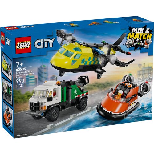 Lego City - Kombinacija: zrakoplov, kamion i letjelica (60505) Cene