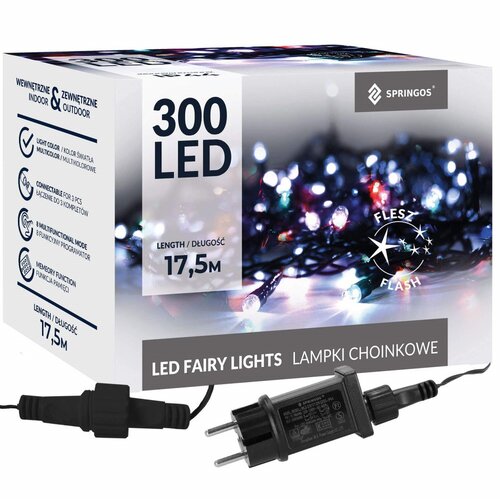  za božićno drvce 300 LED dioda vi&amp;scaron;ebojne Slike