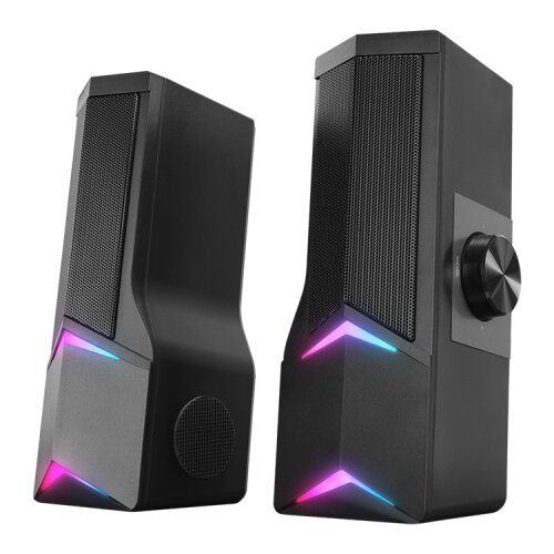 Rampage Zvučnici 2.0 gaming Elegant X10 2.0 Rms Bluetooth 3W*2 RGB Illuminated Multimedia Usb 5V 45dB Gaming Player Speaker, 38928 Cijene