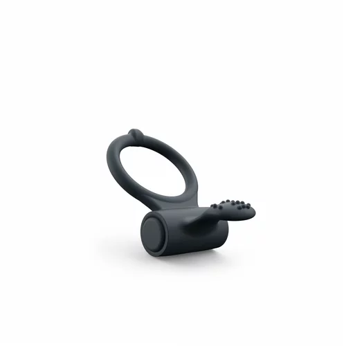 AsRock Power Clit Plus - punjivi, vibrirajući prsten za penis (crni)