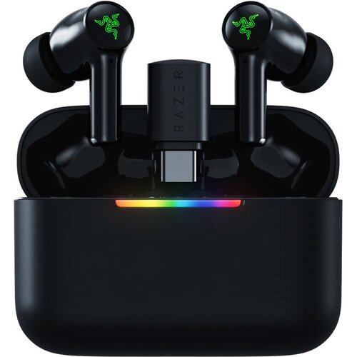 Razer brezžične u&amp;scaron;esne slu&amp;scaron;alke z mikrofonom Hammerhead V3 HyperSpeed, črna, ANC Slike
