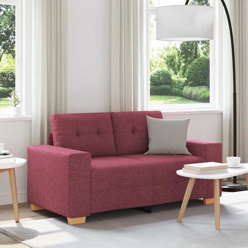  Dvosjed, sofa, vino crvena, 160x77x82 cm, tkanina Cene