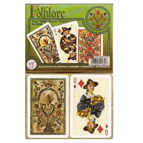 Piatnik Luksuzne remi karte &ndash; Folklora 2x55 kart &ndash; Cene