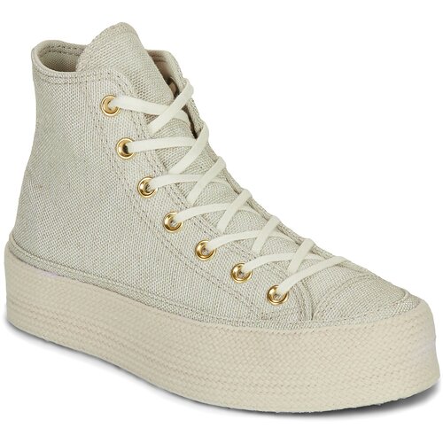 Converse Visoke superge Chuck Taylor All Star Lift Espadrille Bež Slike