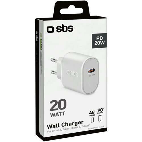 Sbs Wall Charger bijela 20W TETR1CPD20 Slike
