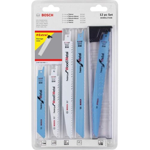 Bosch 12-delni set listova univerzalne testere Demolition S 925 VF (3x); S 610 VF (3x); S 1110 VF (2x); S 1125 VF (2x); S 1120 CF (2x) - 2607010908 Cene