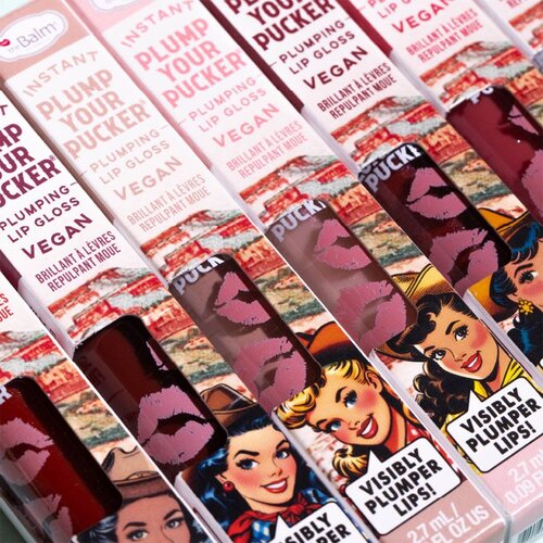 TheBalm Plump Your Pucker Lip Gloss sijaj za ustnice za večji volumen odtenek Giddy-Up 2.7 ml Slike