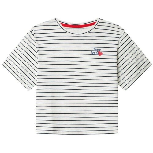 PepeJeans Majice s kratkimi rokavi PG5000047 800 Bela Cene
