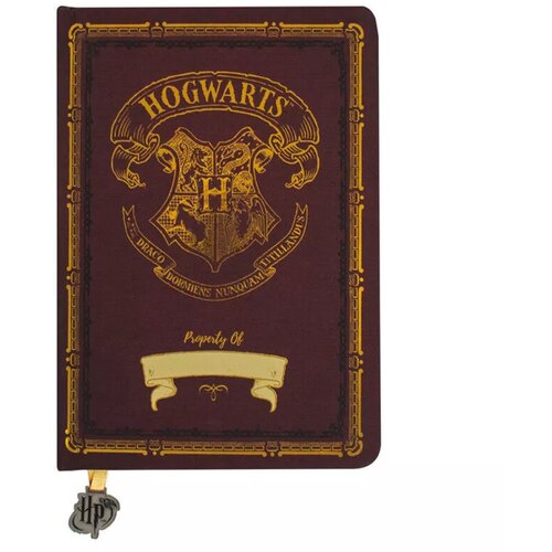 Blue Sky Harry Potter A5 Chunky Foil Niotebook - Burgundy Hogwarts Crest Slike