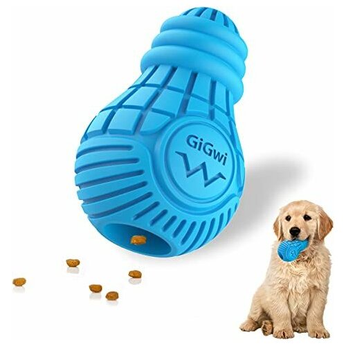 GiGwi igračka za pse sijalica od gume plava S Slike