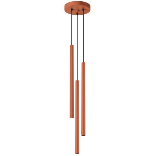 Nice Lamps Opečnato oranžna viseča svetilka ø 19,5 cm Fideus – Cene