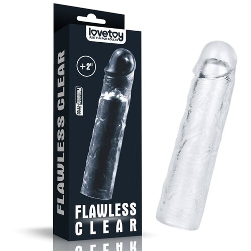 Lvtoy Flawless Clear Penis Sleeve Add 2'' Cene