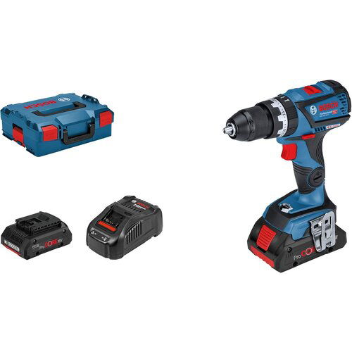 Bosch akumulatorska vibraciona bušilica - odvrtač GSB 18V-60 C; 2x4,0Ah PROCORE; L-Boxx (06019G2107) Slike