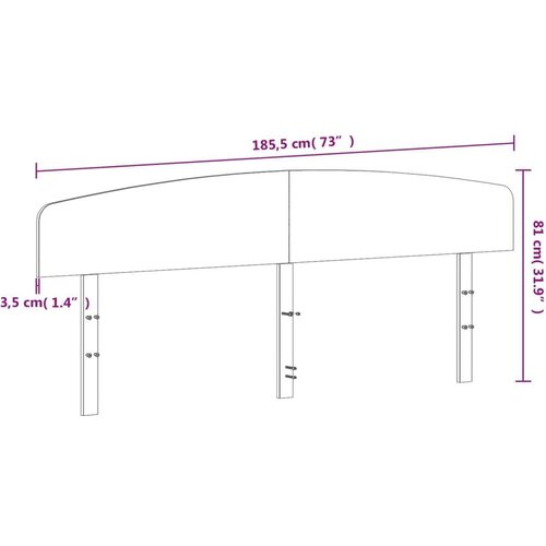  Uzglavlje vo&amp;scaron;tano smeđe 180 cm od masivne borovine Slike