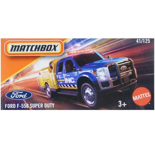 Mattel Matchbox: Ford F-550 Super Duty mali automobil u papirnatoj kutiji 1/64 - Cijene
