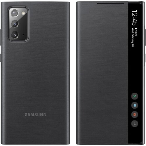 Samsung original torbica clear view ef-zn980cbe za galaxy note 20 n980 - črna Cene