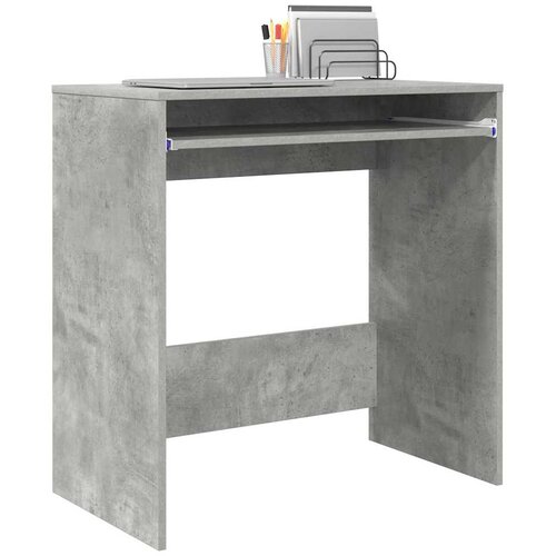  Stol Betonski sivi 77.5 x 43 x 79 cm Konstruirano drvo Slike