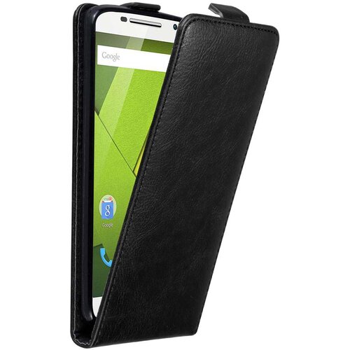 Cadorabo Ohi&scaron;je, združljivo z Motorola MOTO X PLAY v nočna črna - Za&scaron;čitni ovitek v obliki flipa z magnetnim zapiranjem, (20562506) Cene