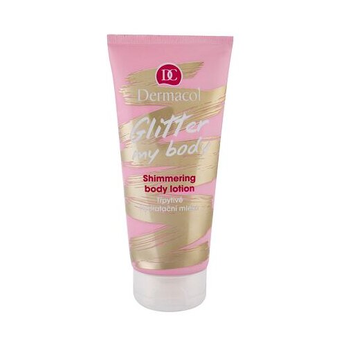 Dermacol Glitter My Body hidratantno mlijeko sa &amp;scaron;ljokicama 200 ml za žene Slike