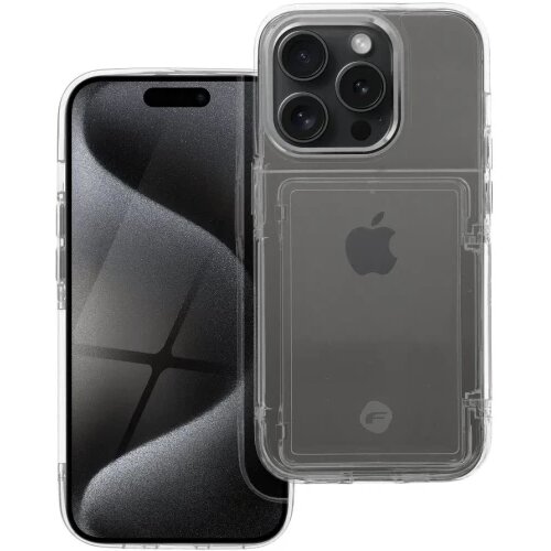 forcell F-PROTECT Crystal Pocket maska za IPHONE 15 Pro transparent Cene