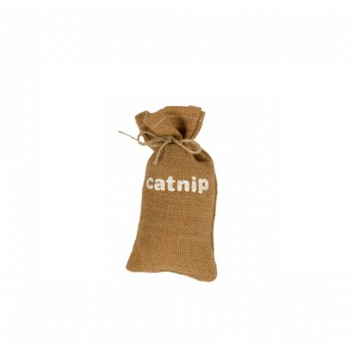Duvo igračka za mačke Jute Bag With Catnip, Braon Cene