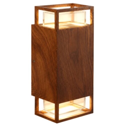  Zidna lampa drvo dezen 2xGU10 IP65 B250577 Slike