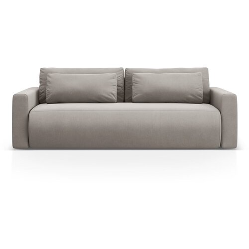 Cosmopolitan Design Svijetlo siva bar&amp;scaron;unasti sklopiva/s prostorom za odlaganje sofa 238 cm Belfast &amp;ndash; Slike
