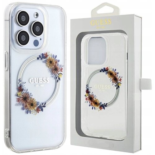 Guess ETUI CASE OBUDOWA FUTERAŁ Z MAGSAFE DO IPHONE 15 PROMAX PRZEZROCZYSTE, (21896735) Cene