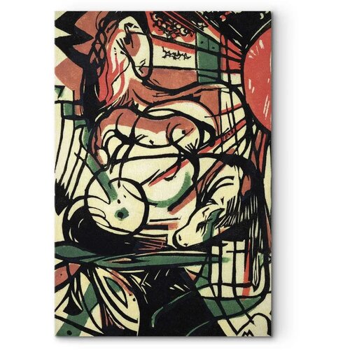  Slika - Franz Marc &amp;ndash; The Birth of the Horse 60x90 Standard Slike