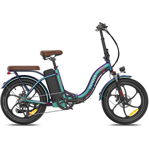 Fafrees Zložljivo mestno električno kolo F20+ Pro, 36V 250W 22,5Ah, megličasto modrozelena, (5000009047) Slike