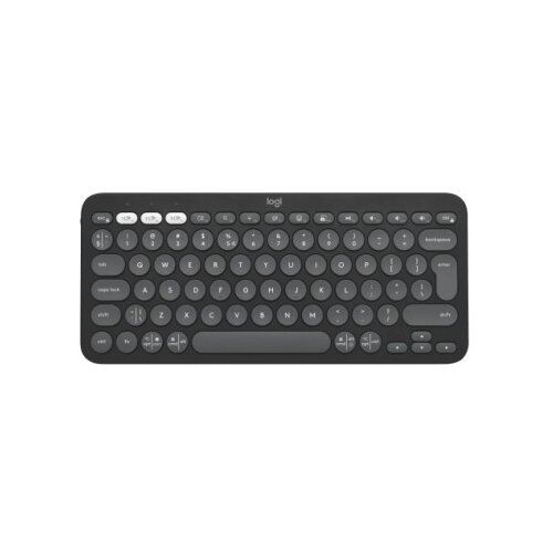 Logitech Tipkovnica Pebble Keys 2 K380s Multi-Device, grafitna, SLO g. Slike