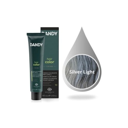 Boja za kosu Muška Dandy 60 ml – 0.18 Light Silver Cijene