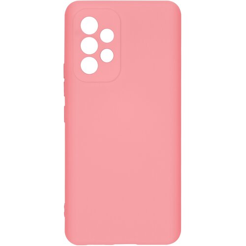 AVIZAR Semi-rigid soft touch silikonski ovitek za Samsung Galaxy A53 5G - bledo roza, (20715319) Slike