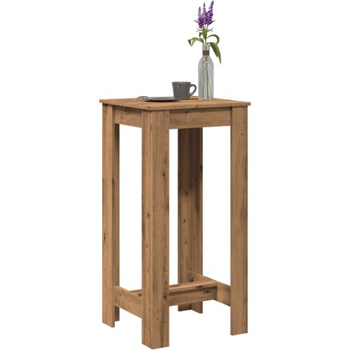 vidaXL Barski stol siva boja hrasta 51x50x103,5 cm konstruirano drvo Cijene