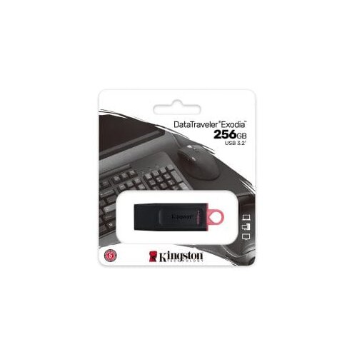  Memory stick Kingston 256GB, 3.2, DTXM/256GB DataTraveler Exodia Cene