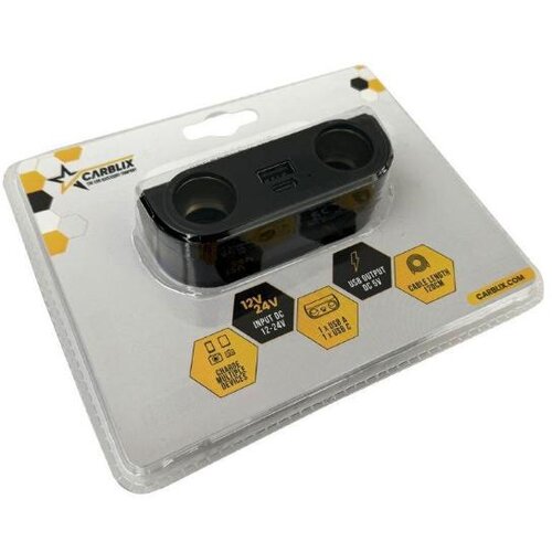 CARBLIX Razdelilec cigaretnega prižigalnika + 2X USB (C&amp;amp;A) Slike