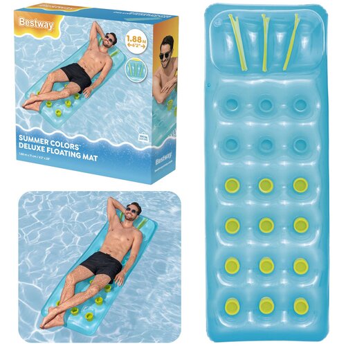  Inflatable Mattress for Swimming Pool Blue Bestway 43015 Cijene