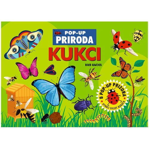 KID NAKLADA Knjiga Pop up priroda, Kukci Cijene