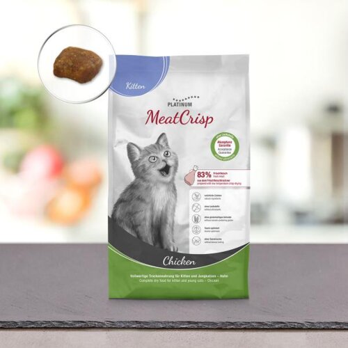 Platinum meatcrisp suva hrana za mačiće, sa piletinom, 1.5 kg Slike