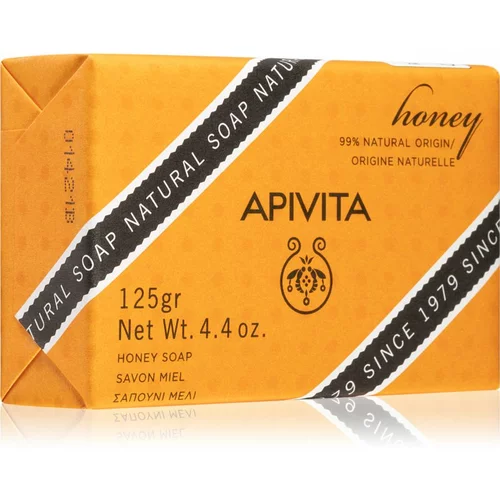 Apivita Natural Soap Honey čvrsti sapun za čišćenje 125 g