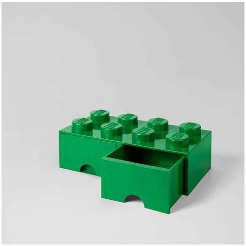 Lego fioka za odlagane - tamno zelena Slike