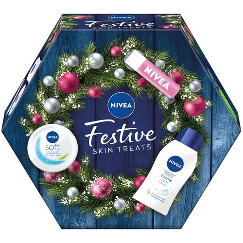 Nivea festive skin treats ženski set, 3 komada Slike