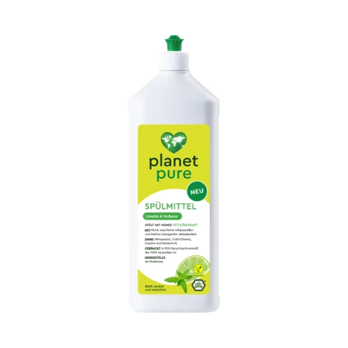 Planet Pure Detergent za pomivanje posode - limeta in verbena - 1 l